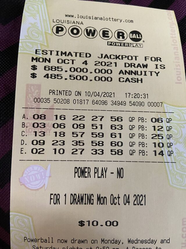 $842 Million Powerball jackpot ticket sold in Michigan